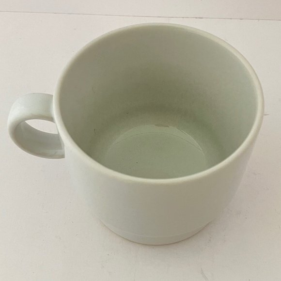 Flat Cup & Saucer Set Bauhaus White by TREND PACIFIC - RARE find - Picture 8 of 14